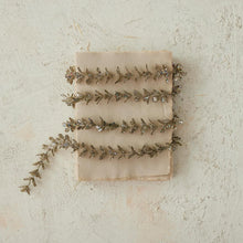 Load image into Gallery viewer, Champagne Boxwood Glitter Garland
