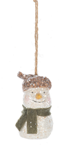 Load image into Gallery viewer, Acorn Hat Snowmen Ornaments