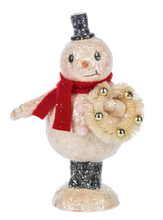Load image into Gallery viewer, Tinsel Snowmen Figurines