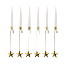 Load image into Gallery viewer, Hanging Star LED Taper Candles