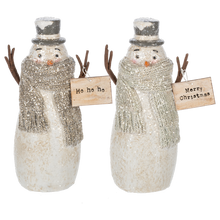 Load image into Gallery viewer, Neutral Snowmen Holding Signs