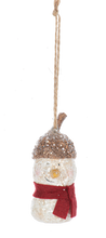Load image into Gallery viewer, Acorn Hat Snowmen Ornaments