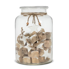 Load image into Gallery viewer, Thick White Wood Star Ornament