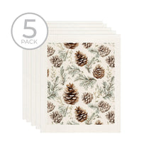 Load image into Gallery viewer, Set of 5 Pinecone Sponge Cloths