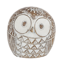 Load image into Gallery viewer, Carved Owl Figurine