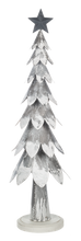 Load image into Gallery viewer, Galvanized Whitewash Snowy Trees