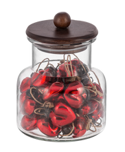 Load image into Gallery viewer, Mini Red Mercury Glass Heart Ornaments