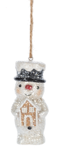 Load image into Gallery viewer, Gingerbread Snowmen Ornaments