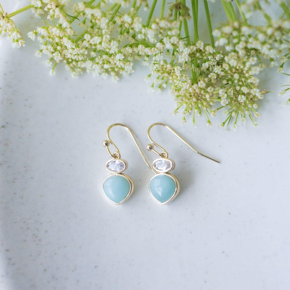 Amazonite Tasia Earrings
