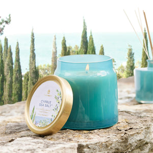 Cyprus Sea Salt Statement Poured Candle