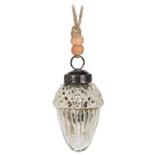 Load image into Gallery viewer, Silver Acorn Ornament