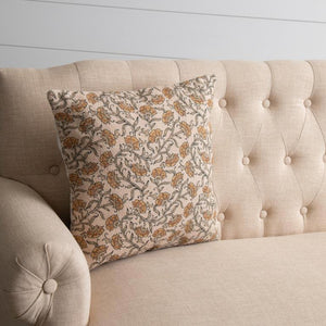Dandelion Block Print Cushion