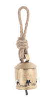 Load image into Gallery viewer, Gold Star Bell Ornament