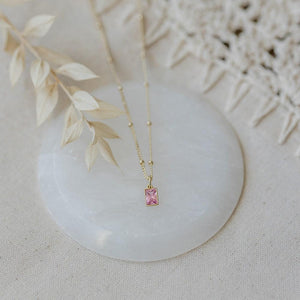 Glim Necklace Pink