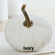 Load image into Gallery viewer, Handmade Velvet Pumpkins- Assorted Colours