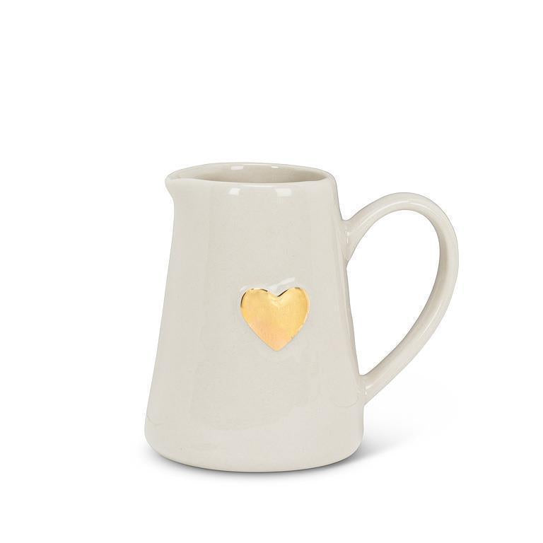 Mini Gold Heart Jug