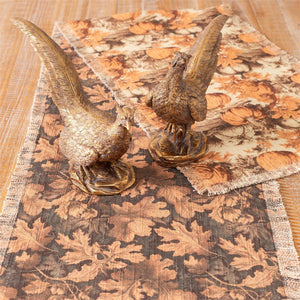 Fall Leaves & Pumpkins Table Runner