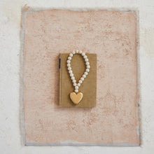 Load image into Gallery viewer, Brass Heart Tassel Beads