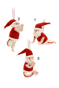 Wool Yoga Santas