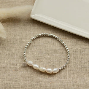 White Pearl Dixie Bracelet