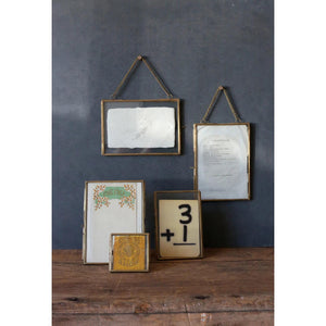 5x7 Brass and Glass Photo Frame