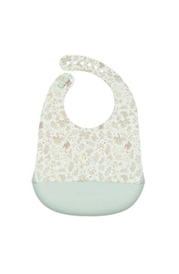 Hedgehog Forest Silicone Bib