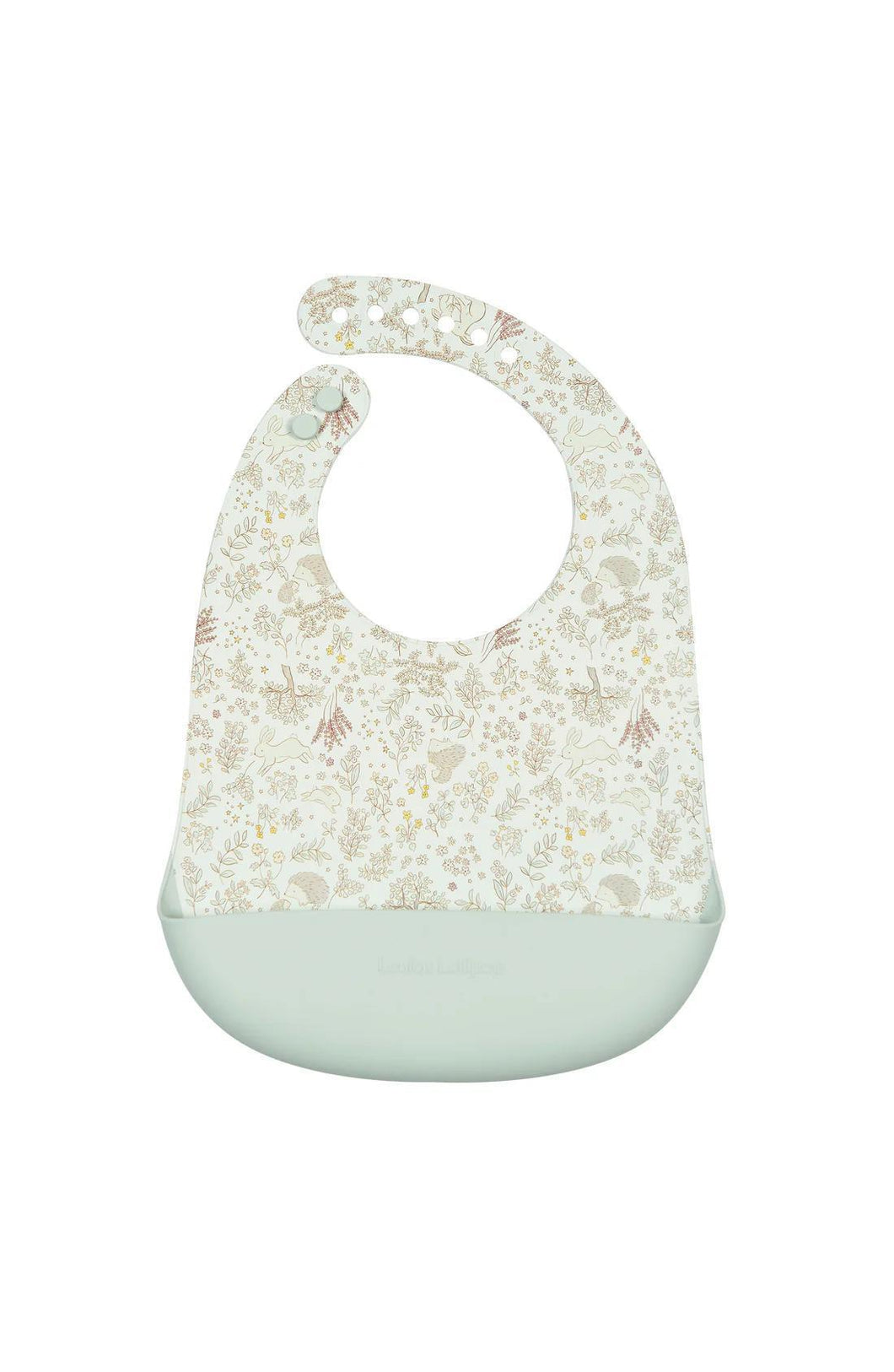 Hedgehog Forest Silicone Bib