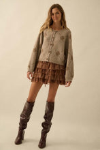 Load image into Gallery viewer, Sand Cozy Snowflake Sweater