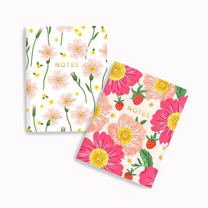 Notepad Strawberry Peonies + Lottie Floral
