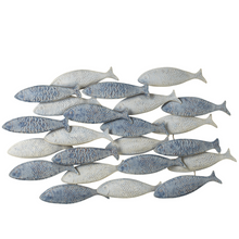 Load image into Gallery viewer, Weathered Layered Fish Wall Decor *in store pickup only