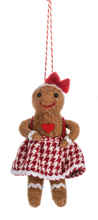 Load image into Gallery viewer, Felt Gingerbread Ornament