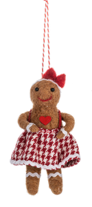 Felt Gingerbread Ornament