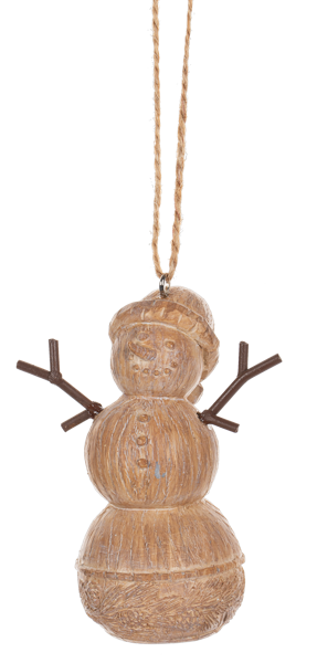 Brown Snowman Ornament