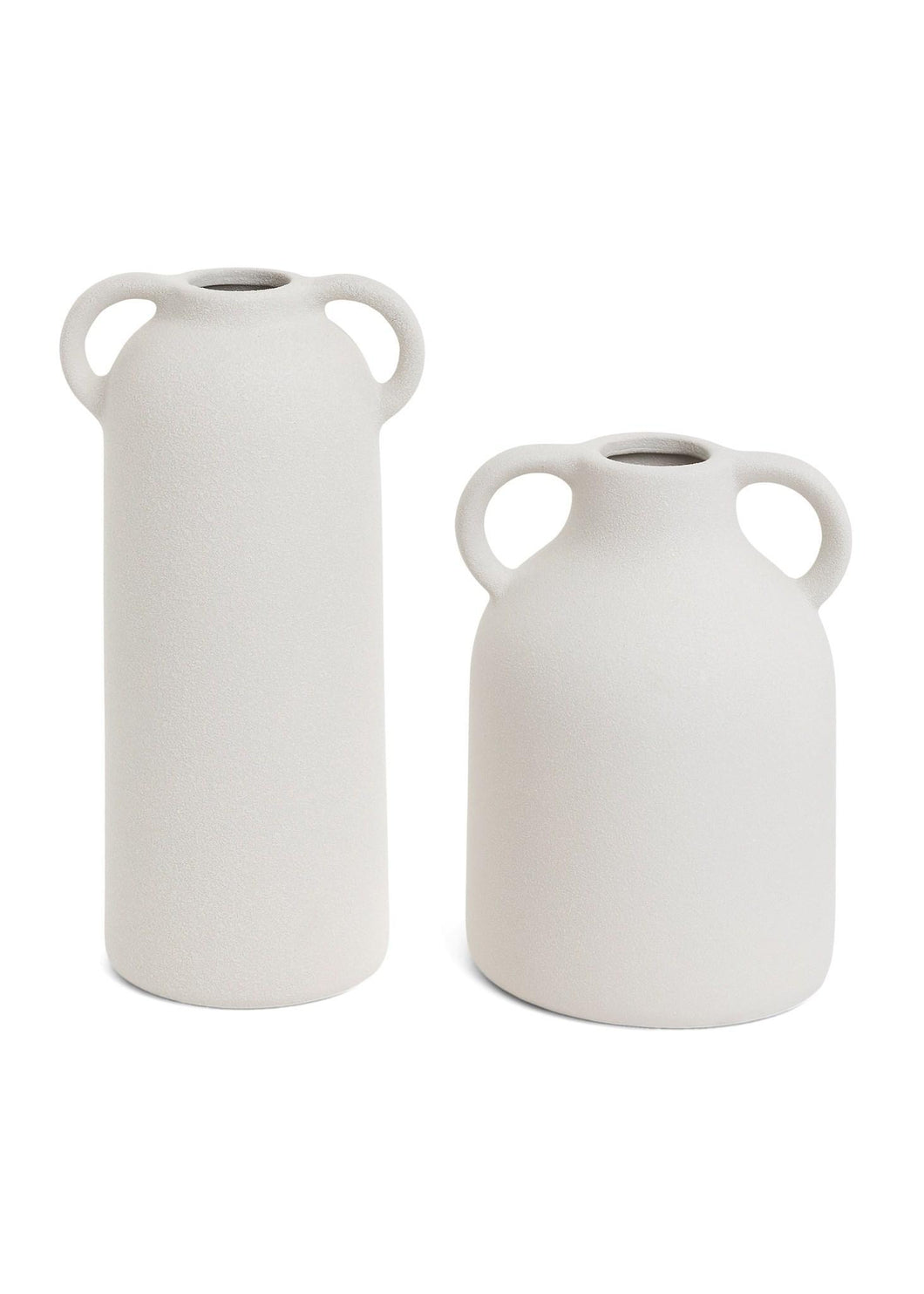 Loxton Textured White Vases