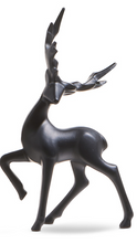 Load image into Gallery viewer, Matte Black Deer Ornaments