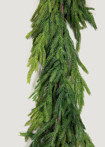 10' Fresh Touch Norfolk Pine Garland