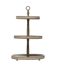 Load image into Gallery viewer, Decorative 3-Tier Tray with Handle