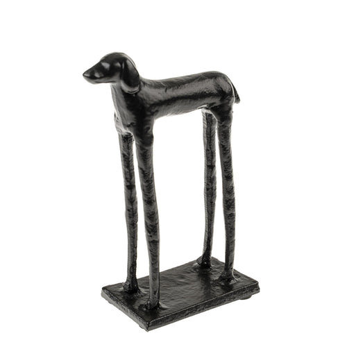 Black Doggy Long Legs Statue