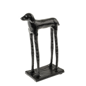 Black Doggy Long Legs Statue