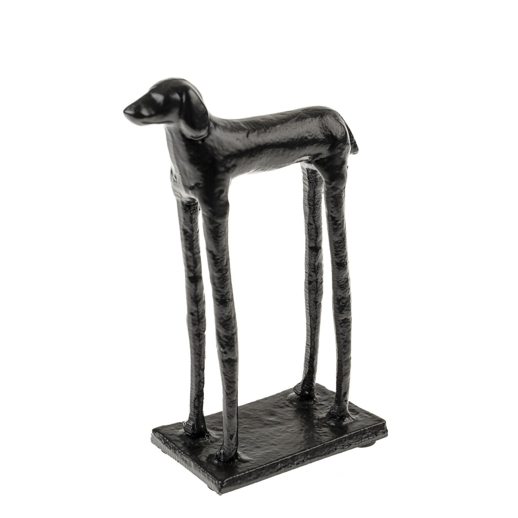 Black Doggy Long Legs Statue