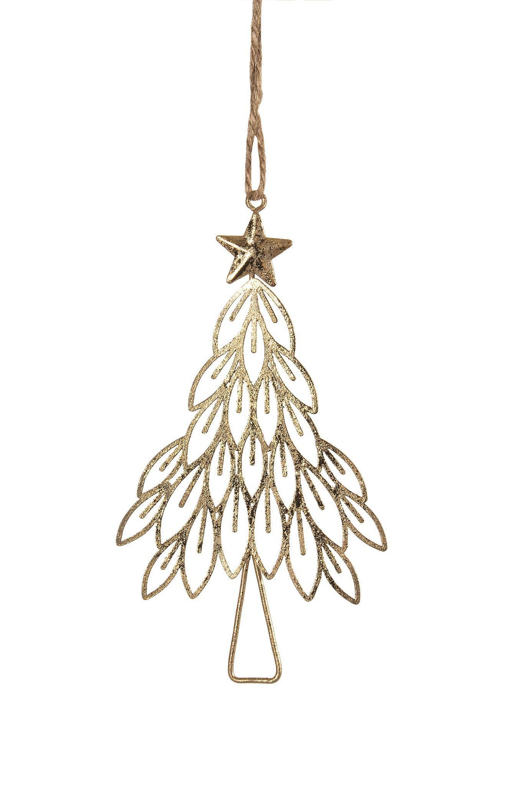 Gold Foil Tree Ornament