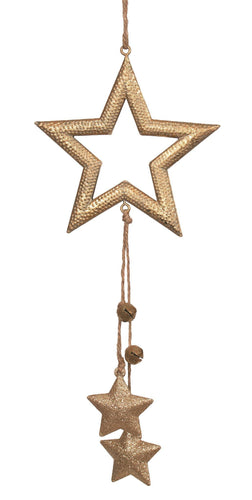 Gold Star with Tassel