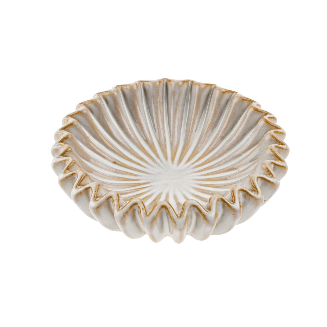 Small Fluted Ceramic Catchall