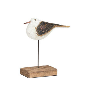 Small Wood Bird on Base