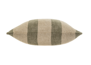 Green Penstone Stripe Pillow