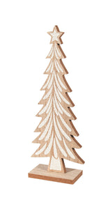Natural Wood & White Trees