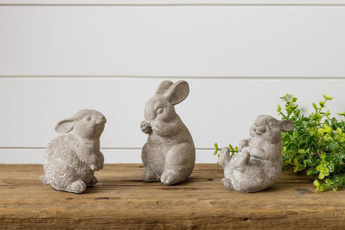 Cement Garden Bunnies