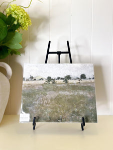 Muted Green Field Artwork | NO FRAME
