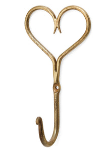 Iron Heart Antique Brass
