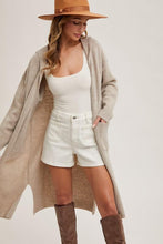 Load image into Gallery viewer, Oatmeal Willow Hoodie Cardigan